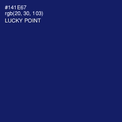 #141E67 - Lucky Point Color Image